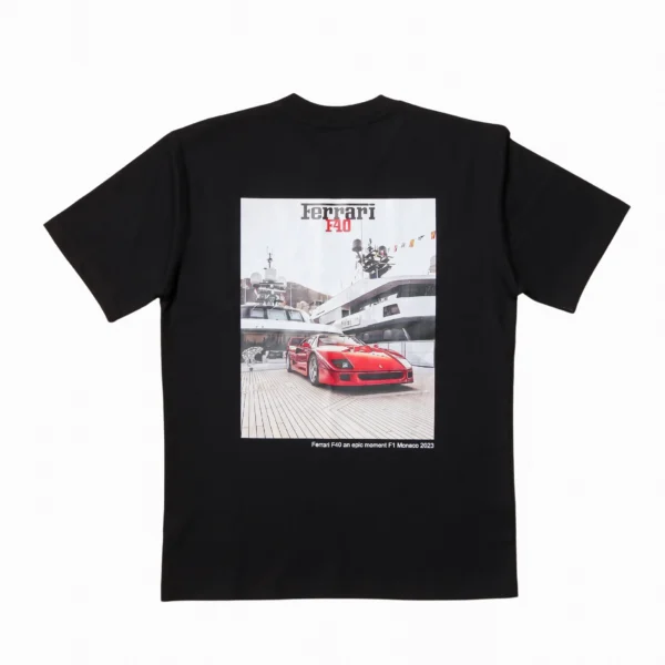 T-shirt Ferrari F40 Monaco - Image 2