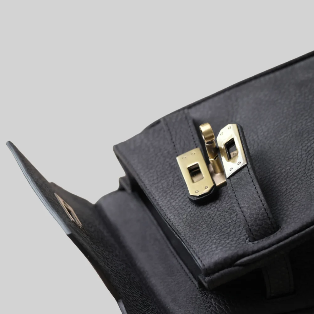 The Lock-Bag / Nubuck Black - Image 4