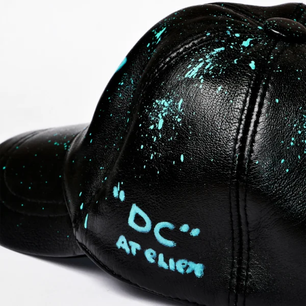 Leather Cap "Dollar" - Image 3