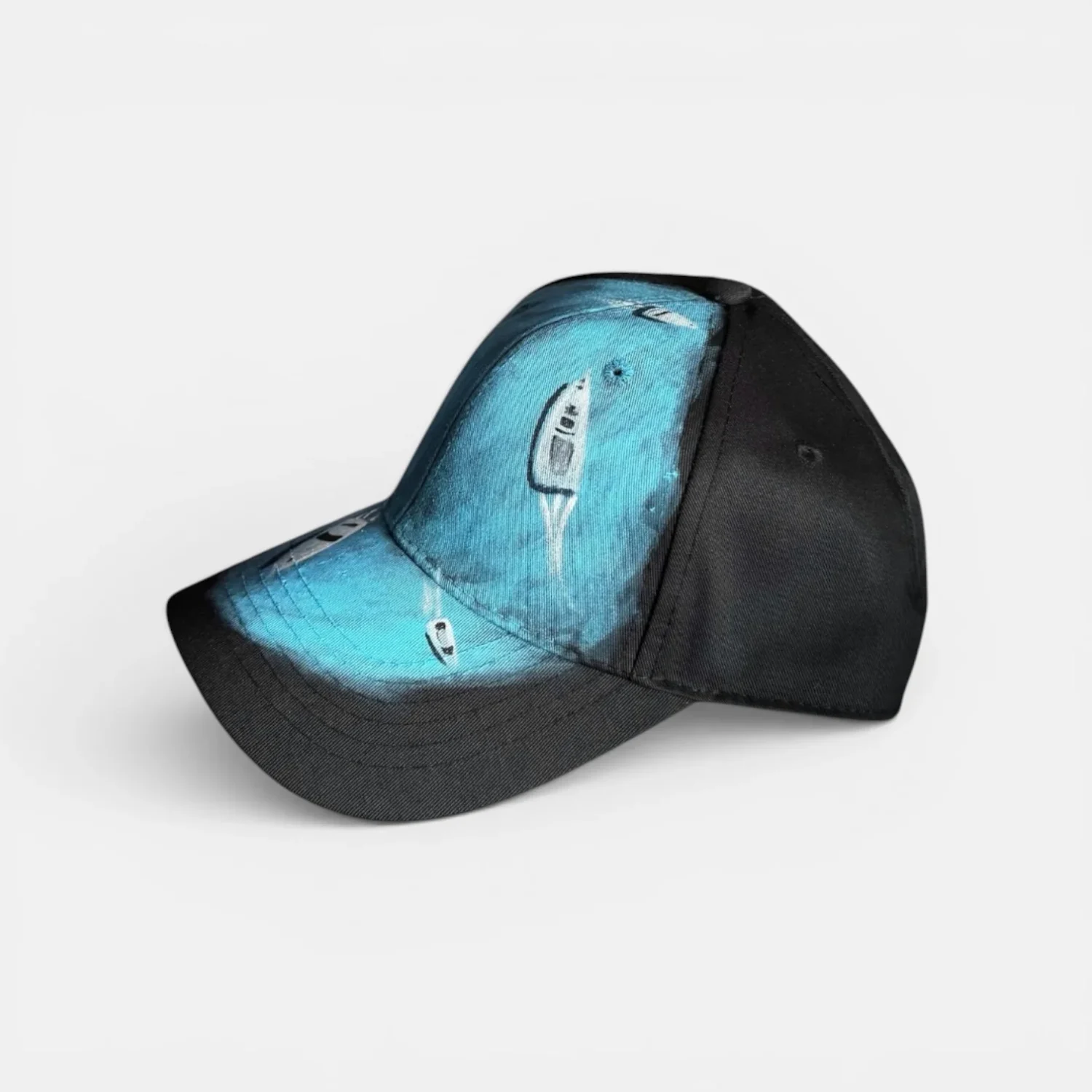 Cap | Hand-Painted Plage Azur