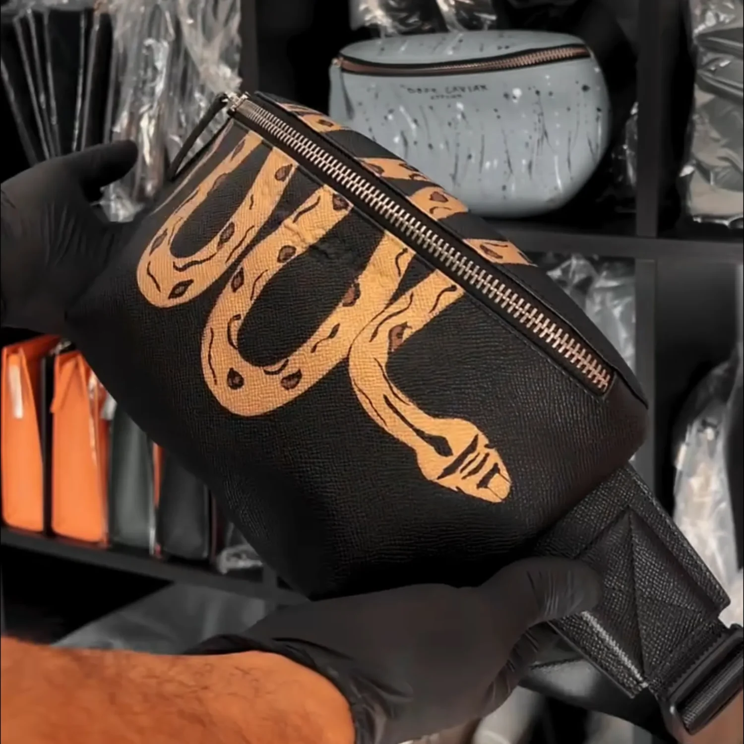 Crossbody bag - Golden Viper