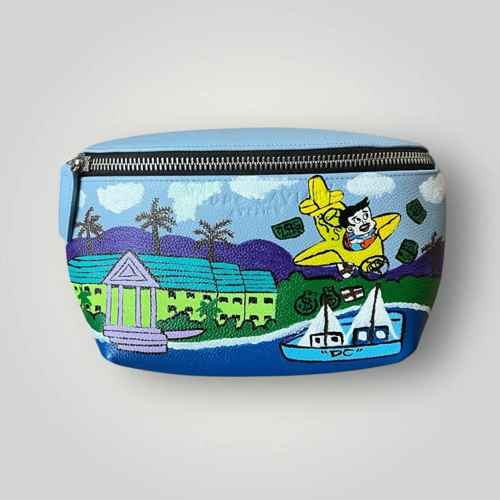 Crossbody bag - Hand Painted Pablo World
