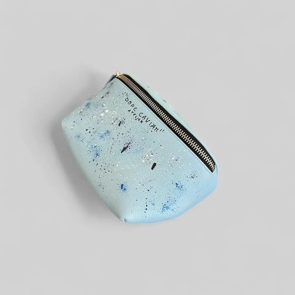 Crossbody Bag - Baby Blue Splashed - Image 3
