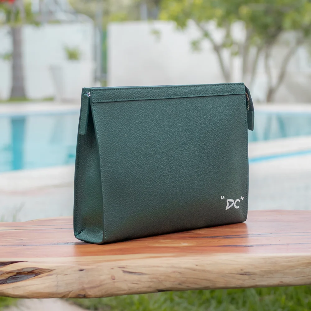 Emerald Green Travel Pouch - Image 4