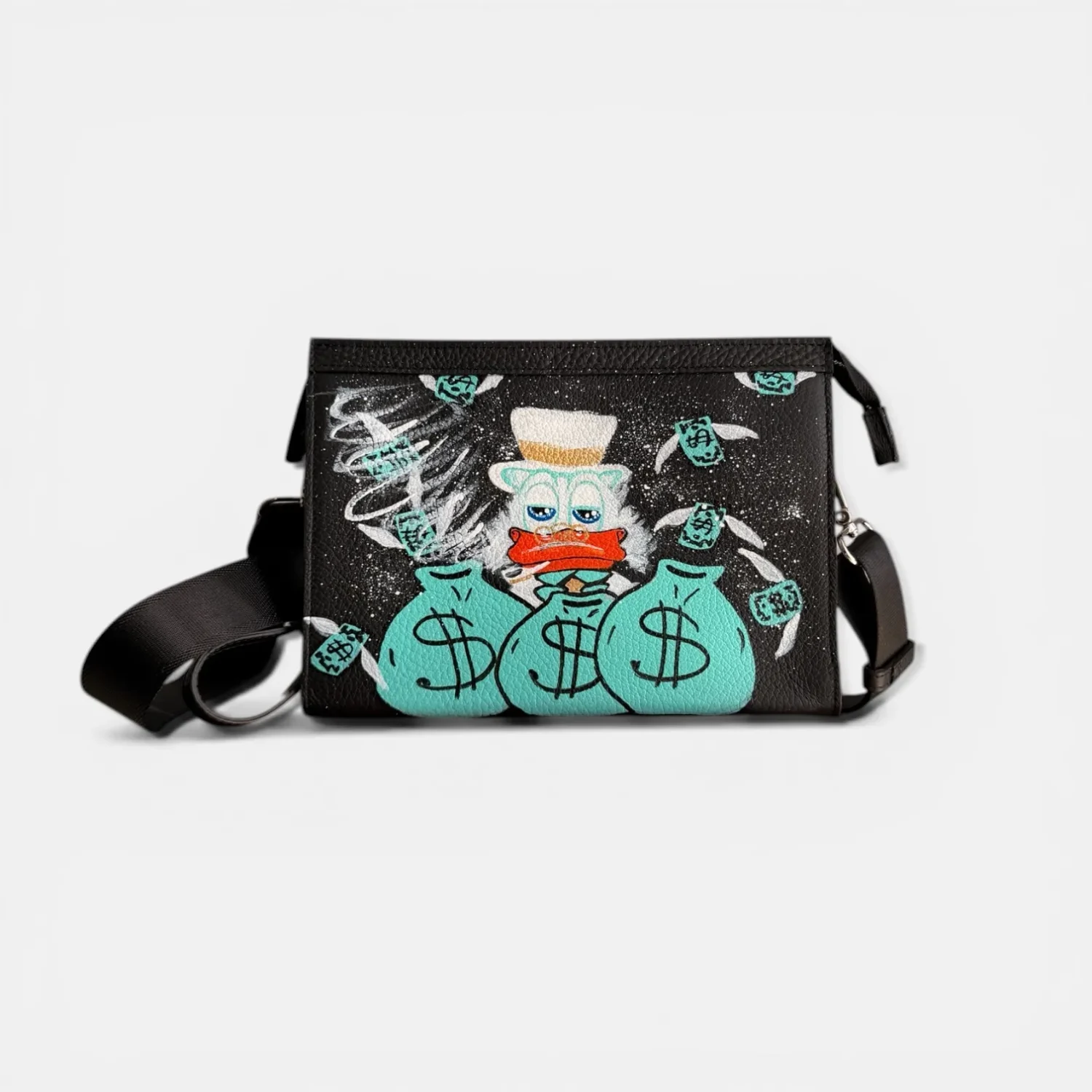 Sling Bag - Hand Painted DC Mcduck