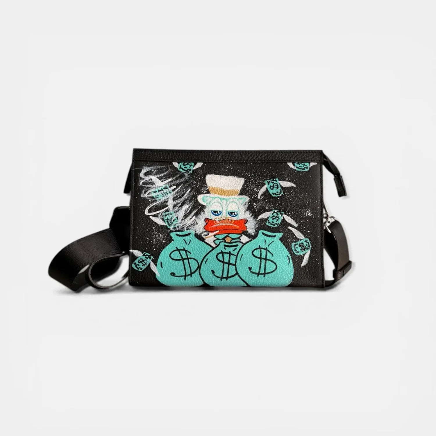Sling Bag - Hand Painted DC Mcduck
