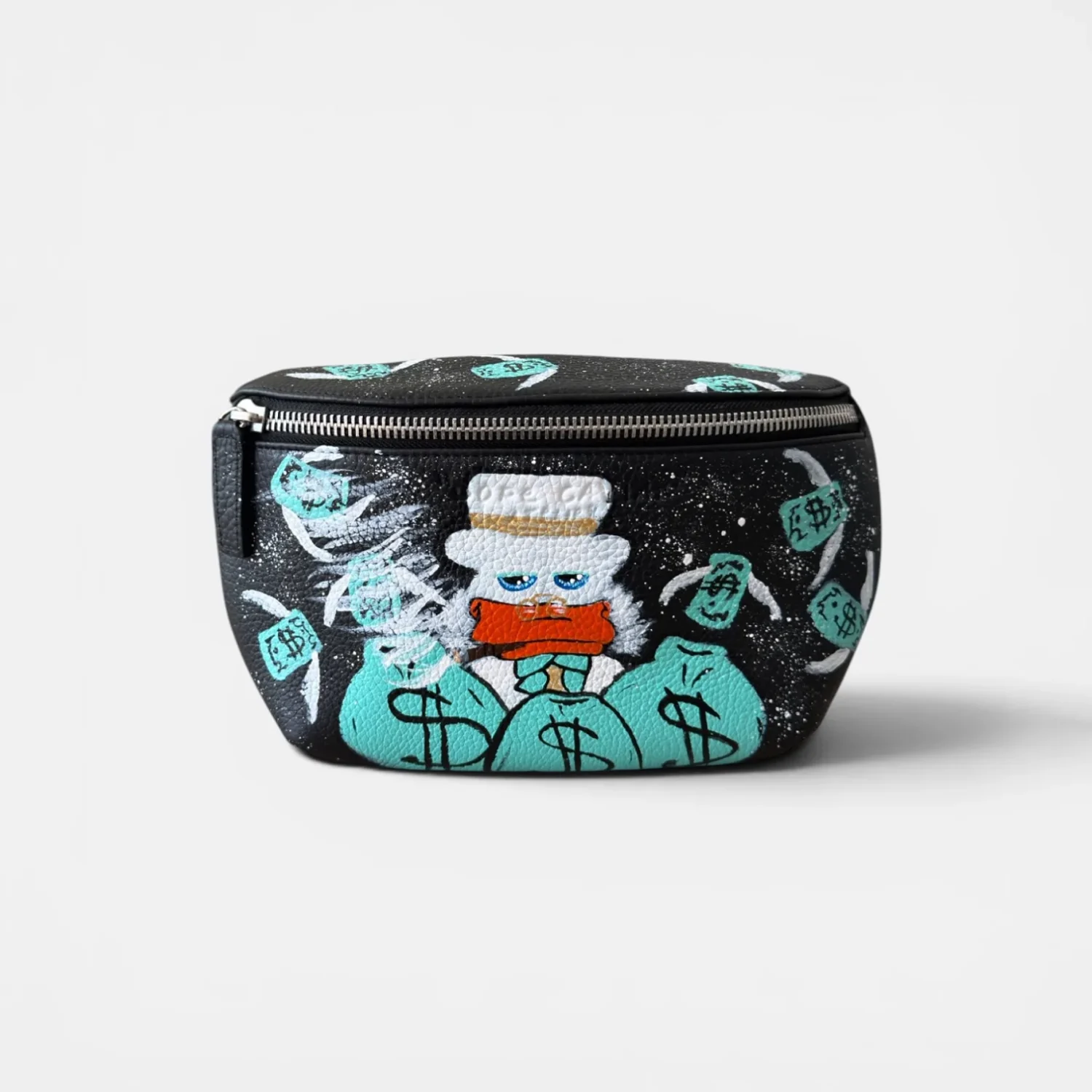 Crossbody bag - Hand painted DC Mcduck