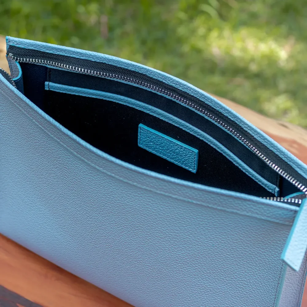 Ice Blue Travel Pouch - Image 5