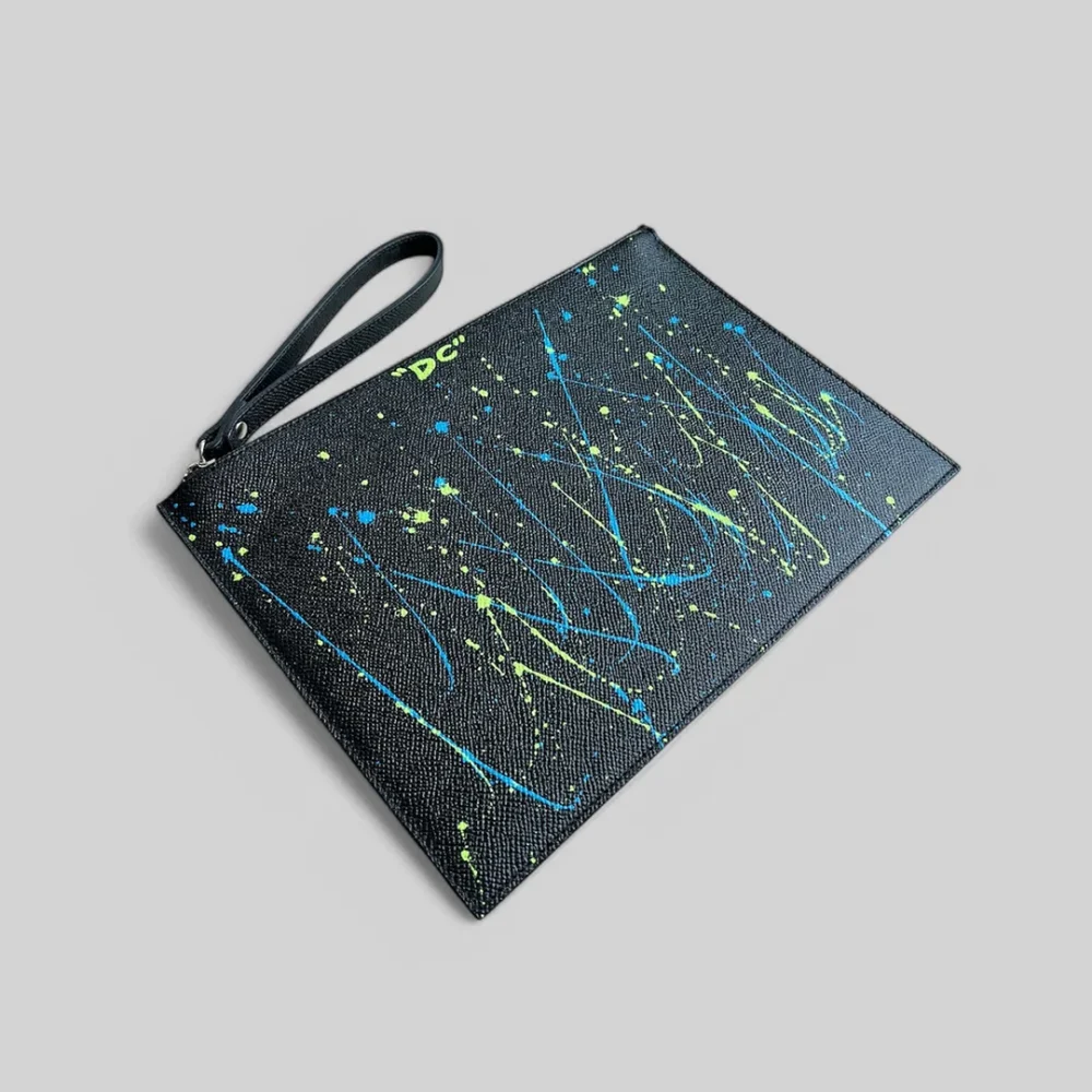 Pouch to go - Cuir Taïga Splashed - Image 2