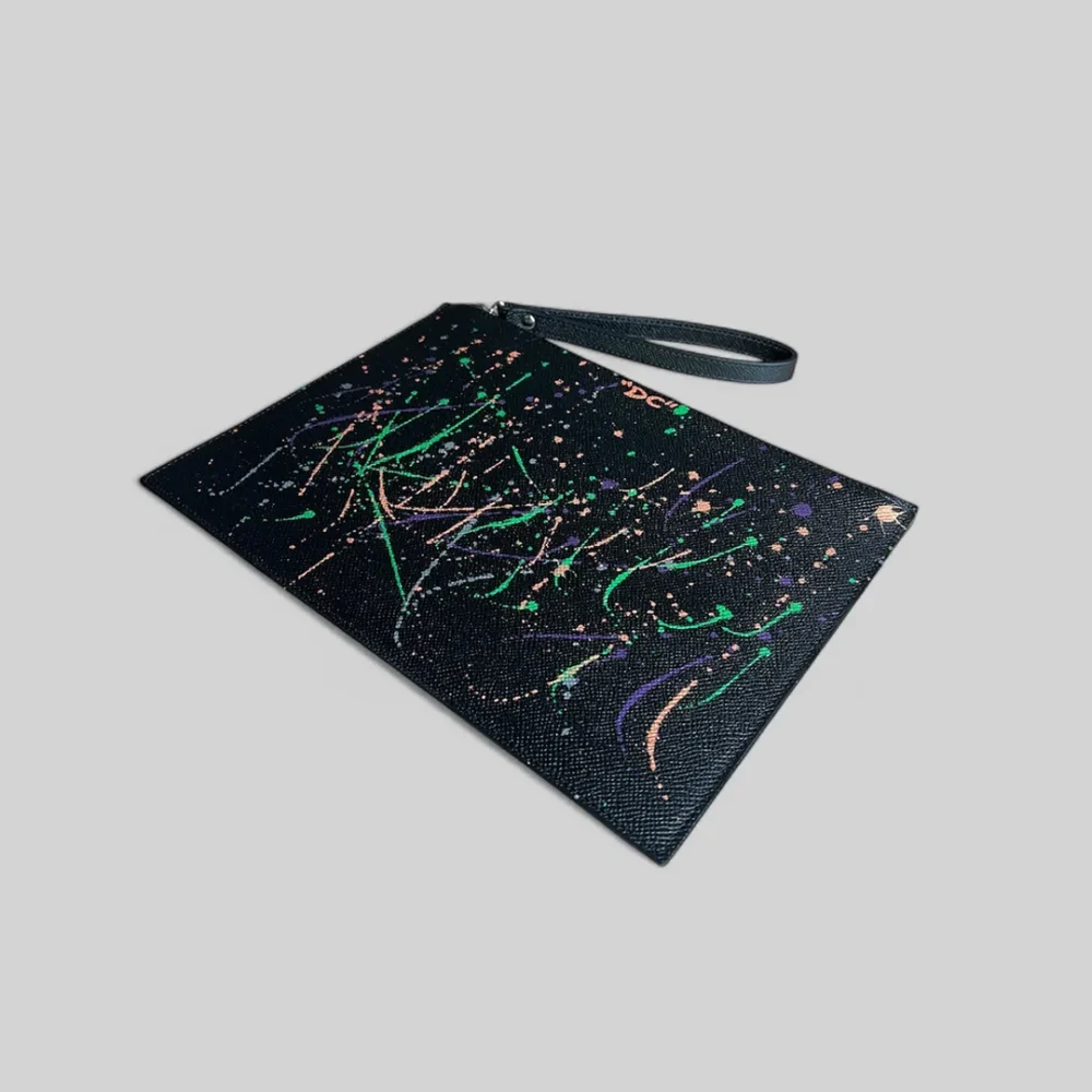 Pouch To Go - Cuir Taïga Splashed - Image 2