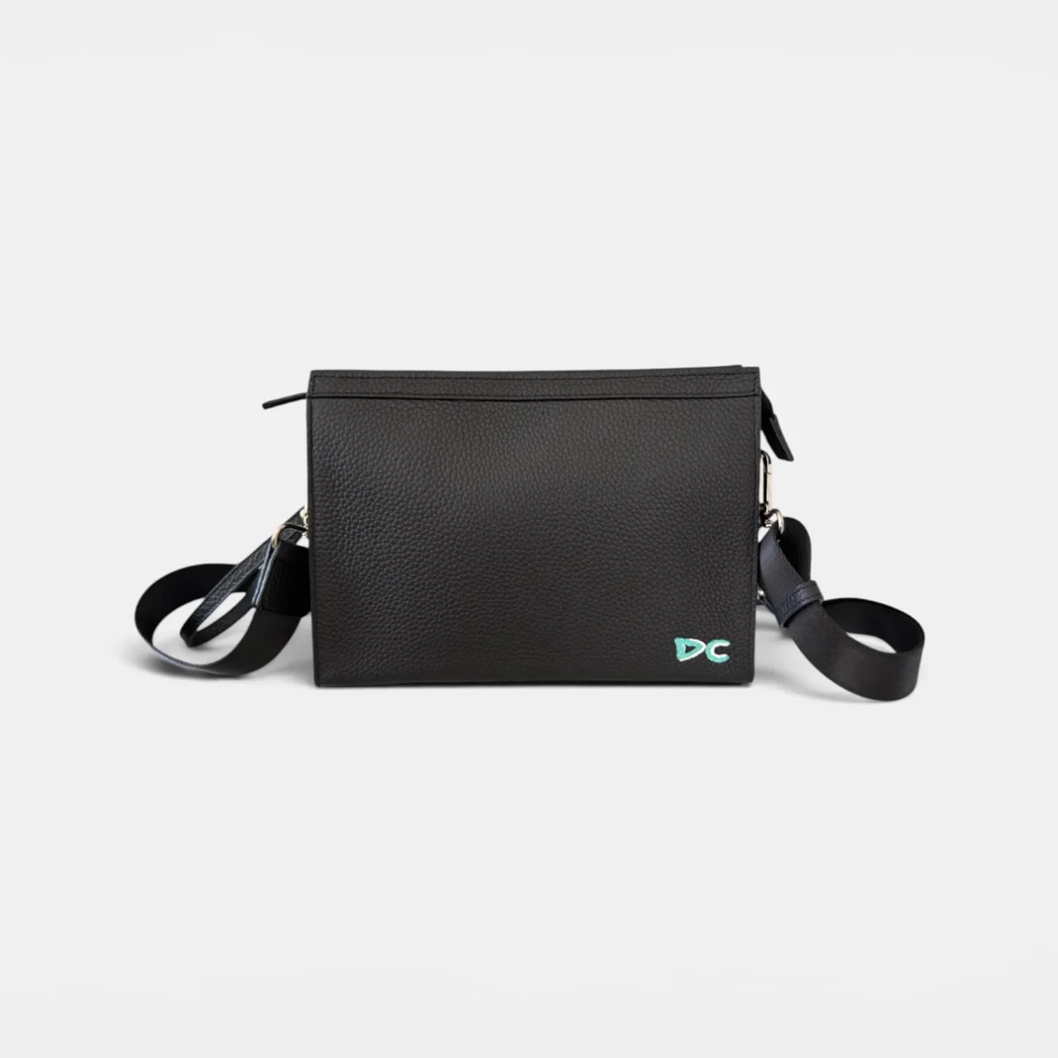 Sling Bag - Black Leather