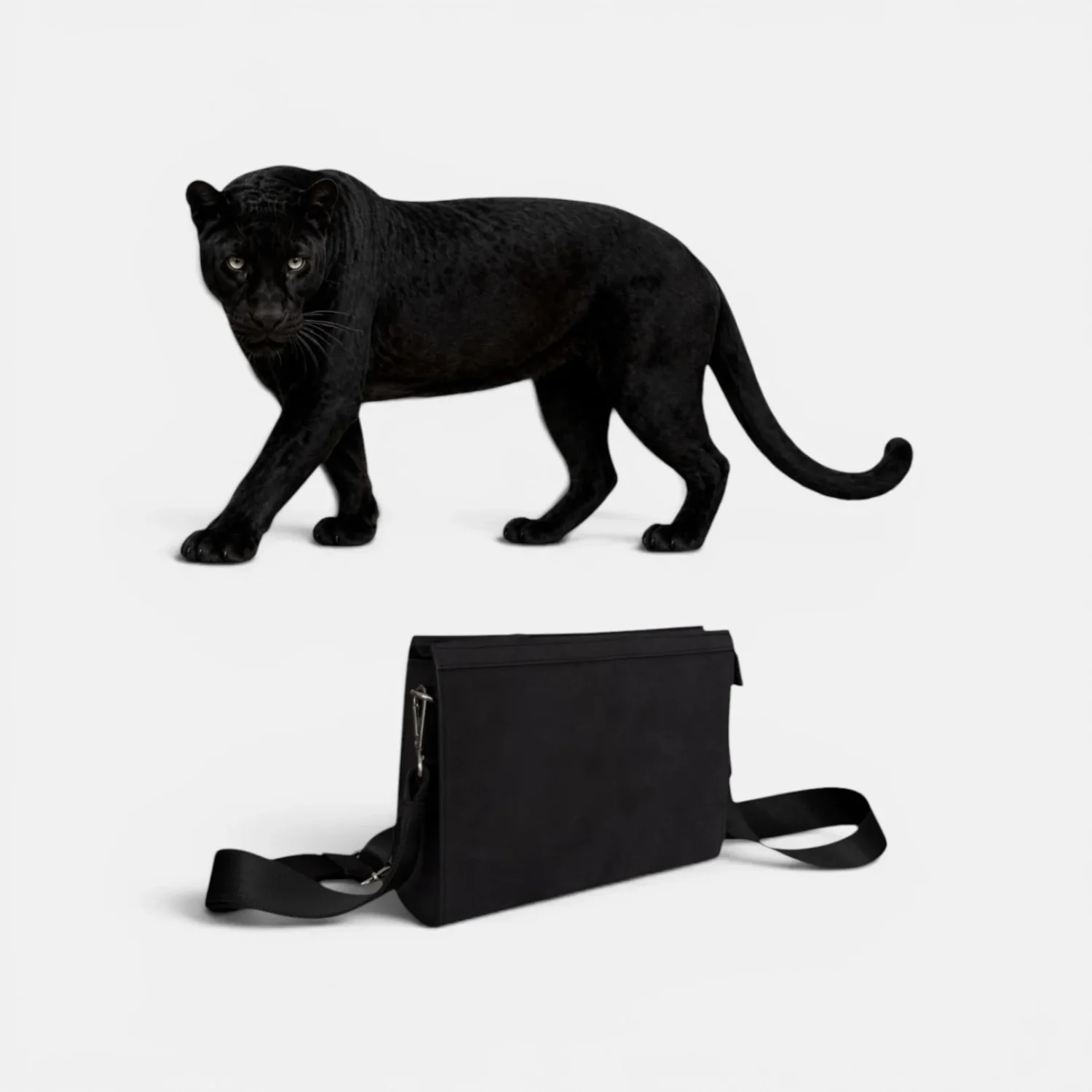 Sling Bag - Intense Black Nubuck