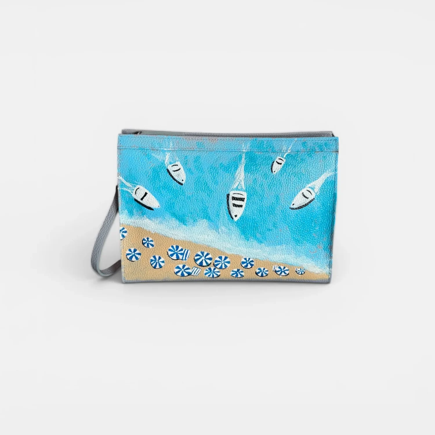 Sling Bag – Hand Painted Matin Littoral