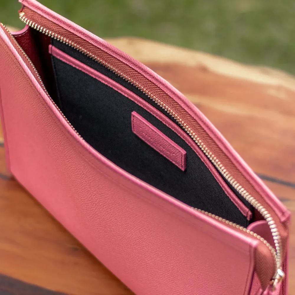 Sunset Pink Travel Pouch - Image 5