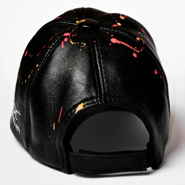 Leather Cap Splashed - Image 3