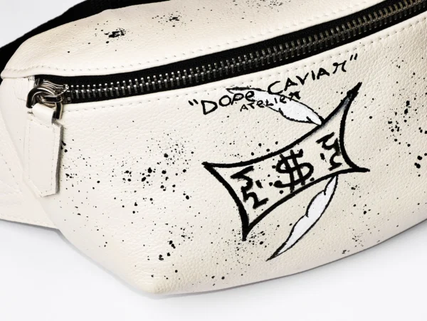 Crossbody Bag Painted "Flying Dollar" - Image 3