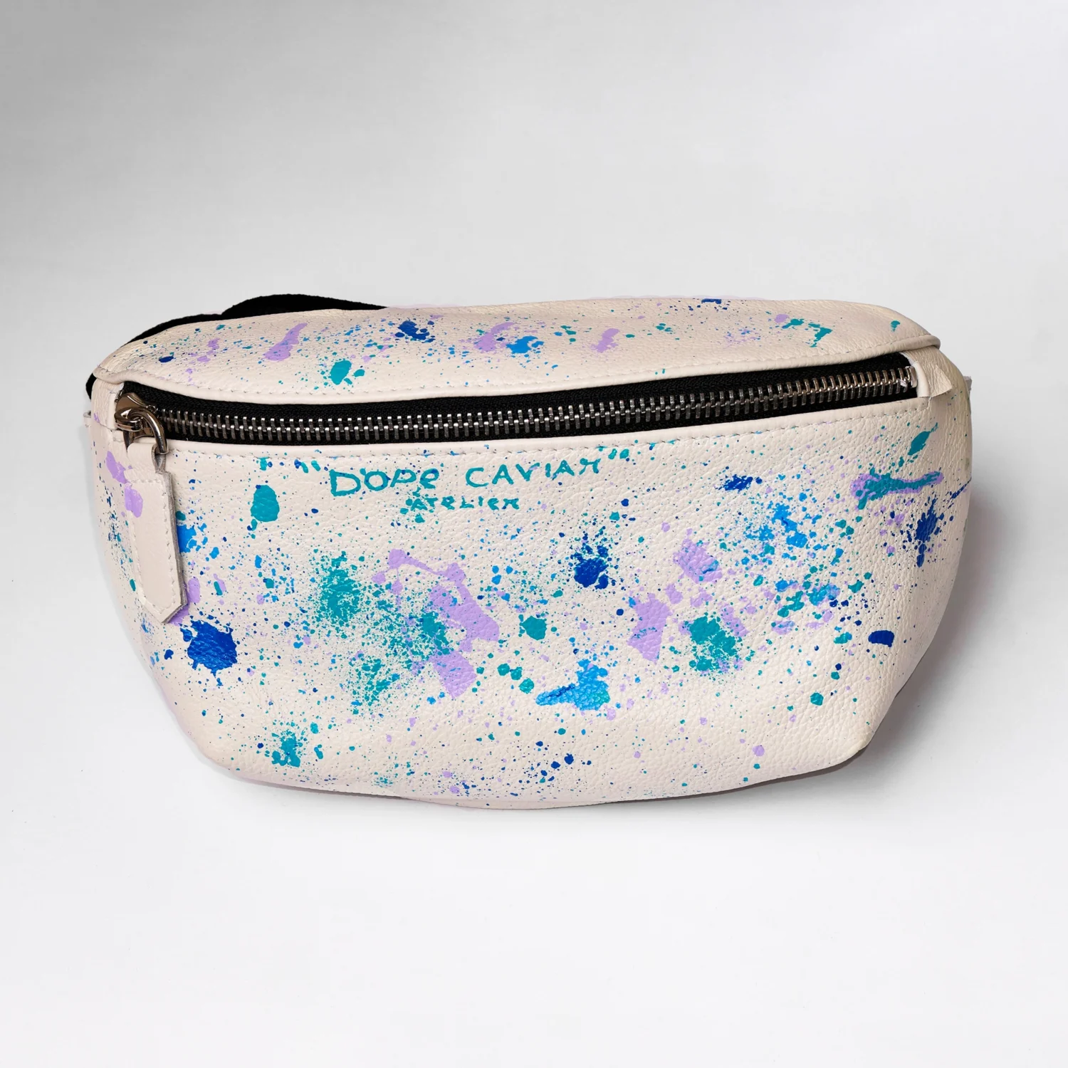 Crossbody Bag Splashed "shades of blue"