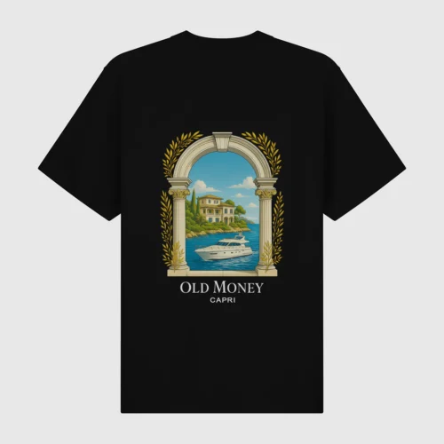 T-shirt Black - L’arche de Capri