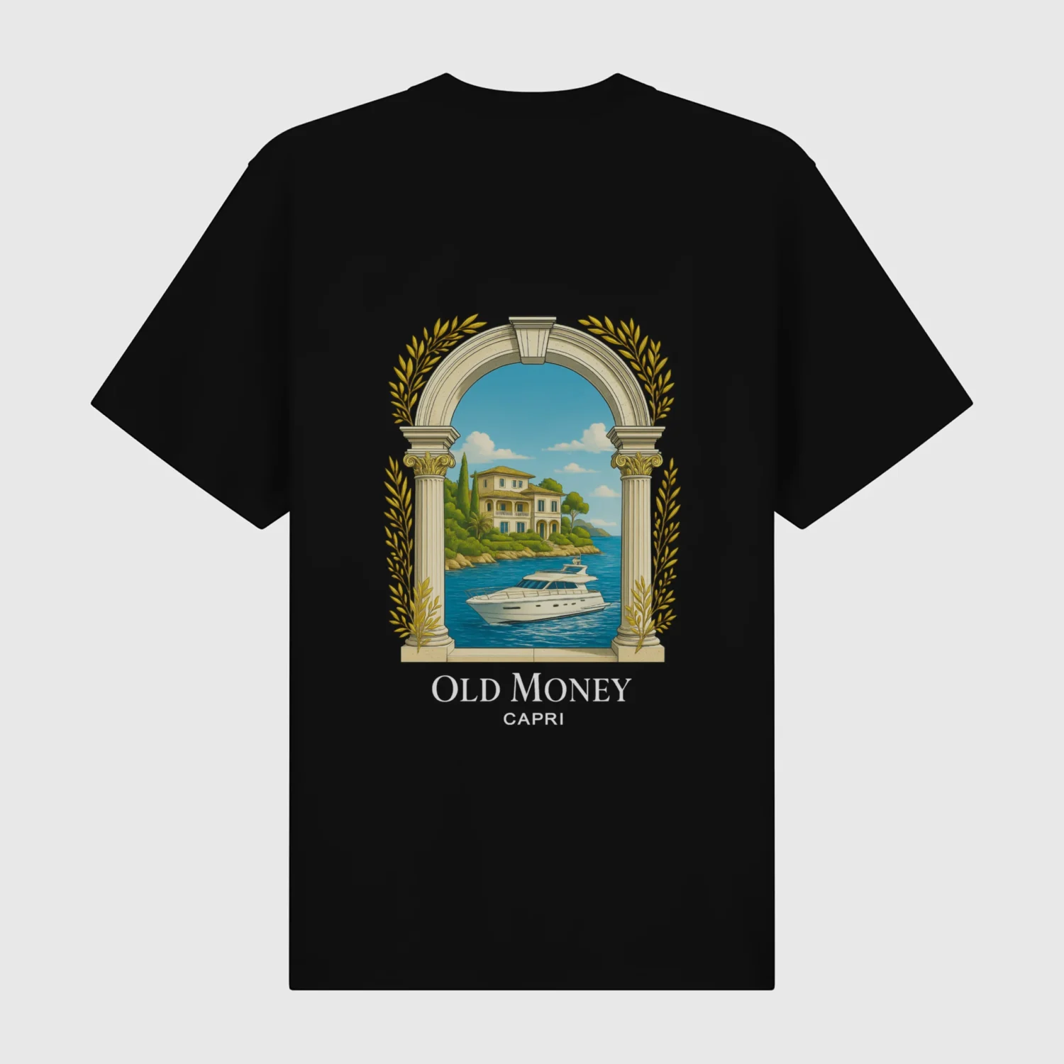 T-shirt Black - L’arche de Capri